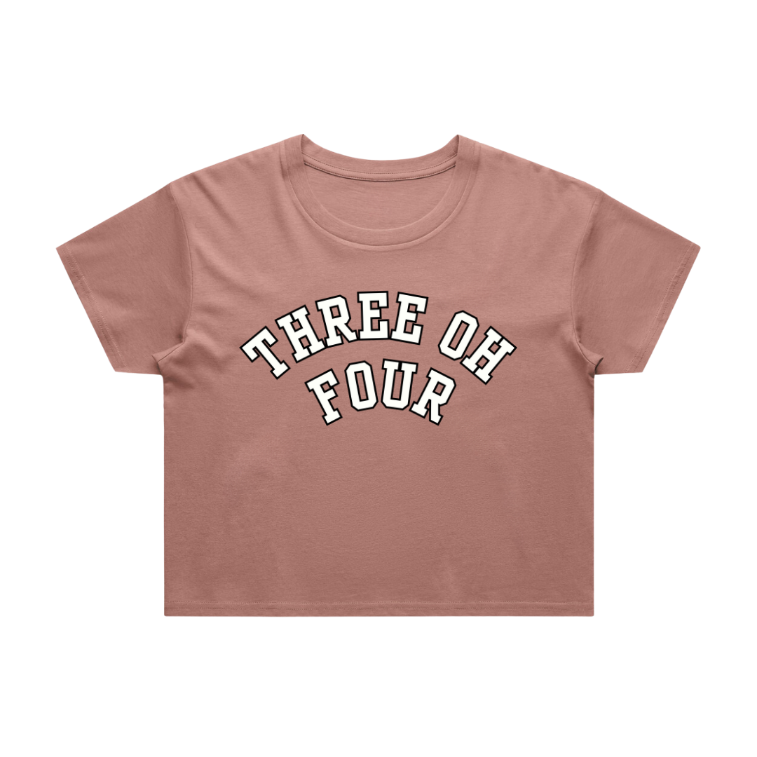 304 Womens Three Oh Four Cropped T-Shirt