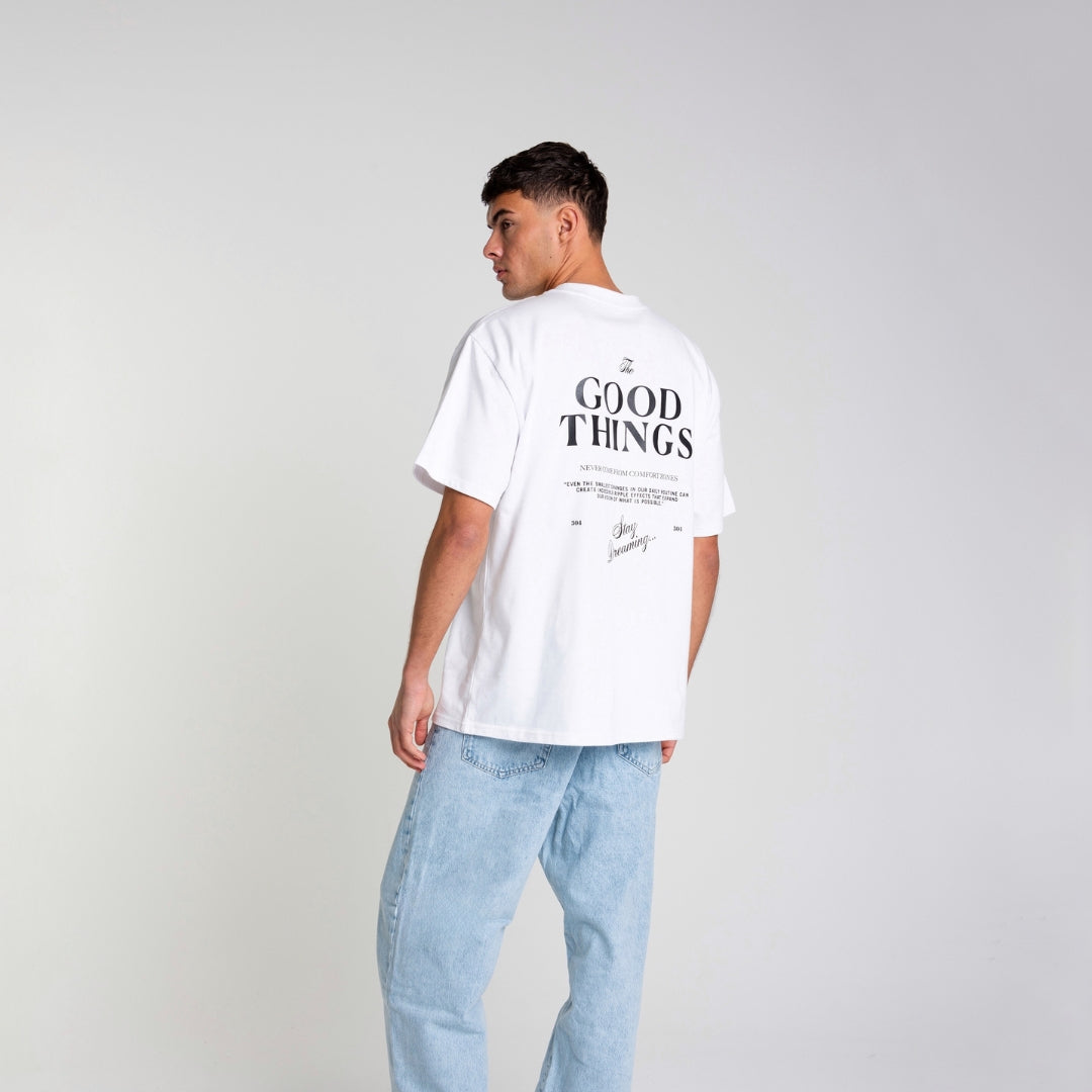 304 Mens Good Things T-Shirt White