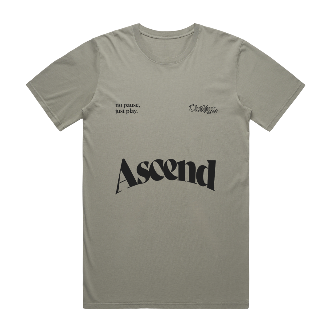 304 Mens Ascend Regular Faded T-Shirt Black