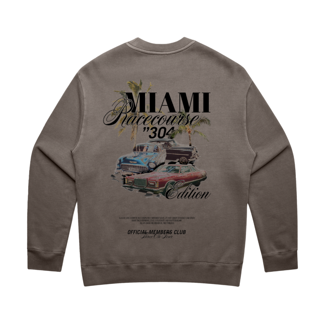 304 Womens Miami Sweater Faded Grey