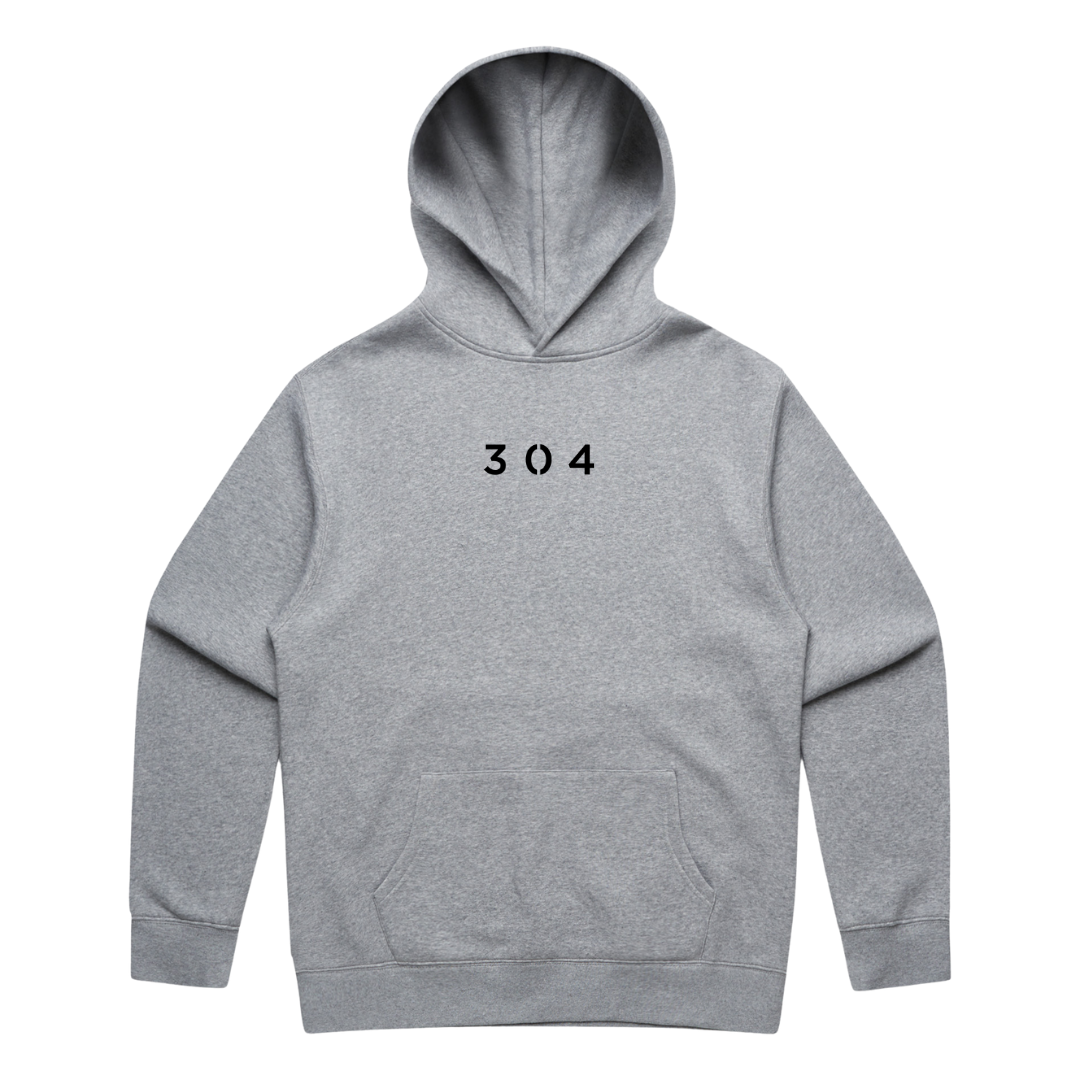 304 Womens Black Classics Hoodie