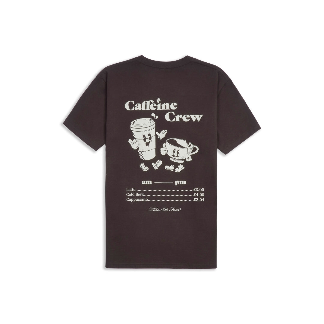 304 Womens Caffeine Crew 2.0 T-Shirt Coal