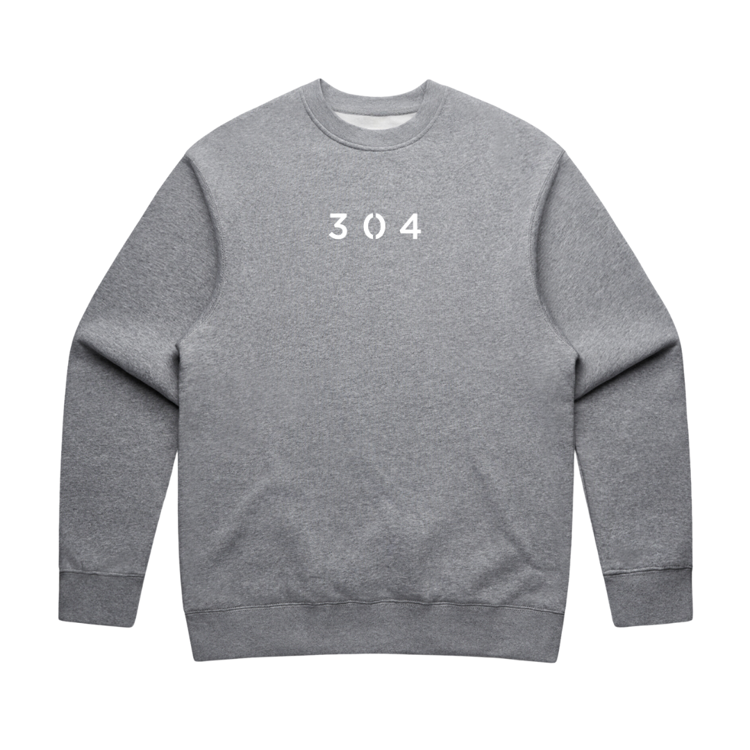 304 Womens White Classics Sweatshirt