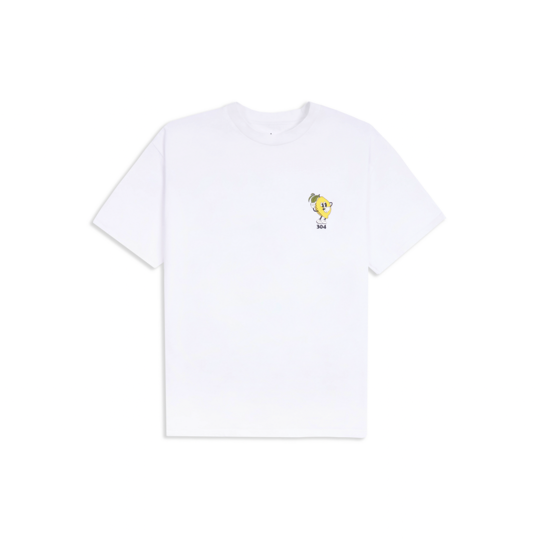 304 Womens Lemon Squeezy T-Shirt White