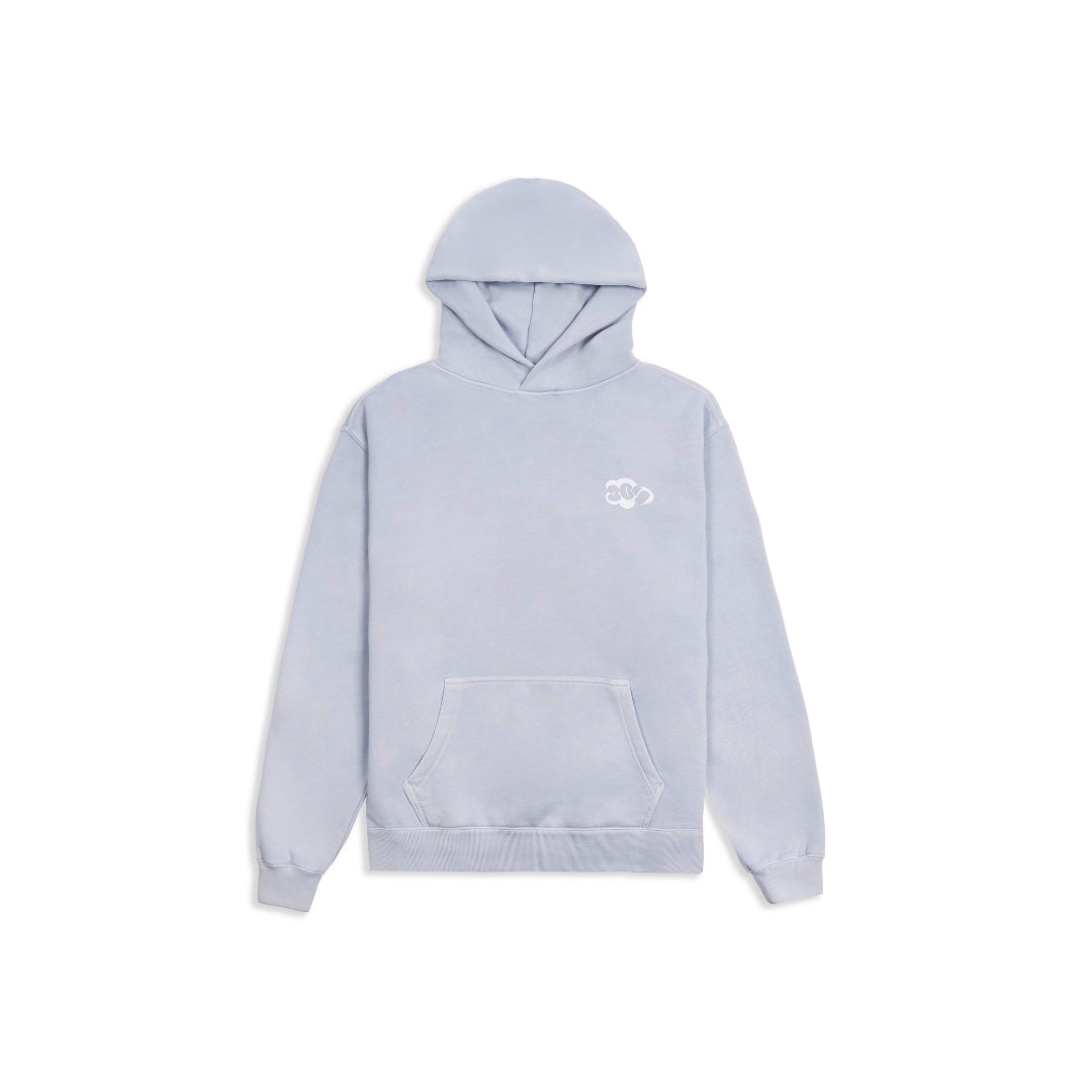 304 Womens Head In The Clouds Hoodie Faded Powder