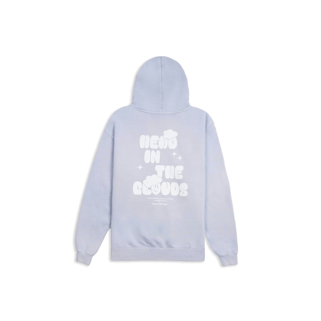 304 Mens Head In The Clouds Hoodie Faded Powder