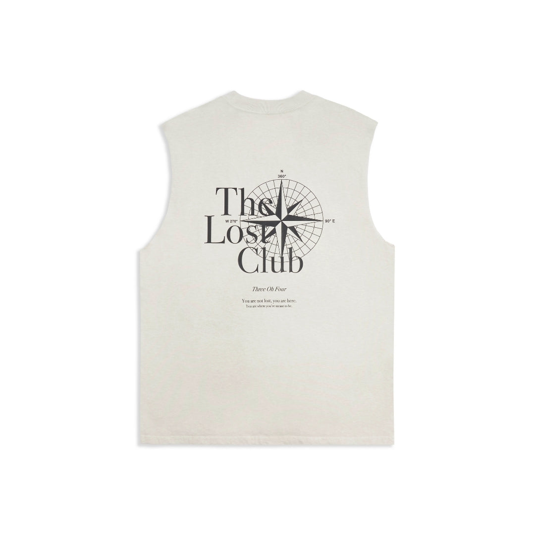 304 Mens The Lost Club Tank Faded Bone