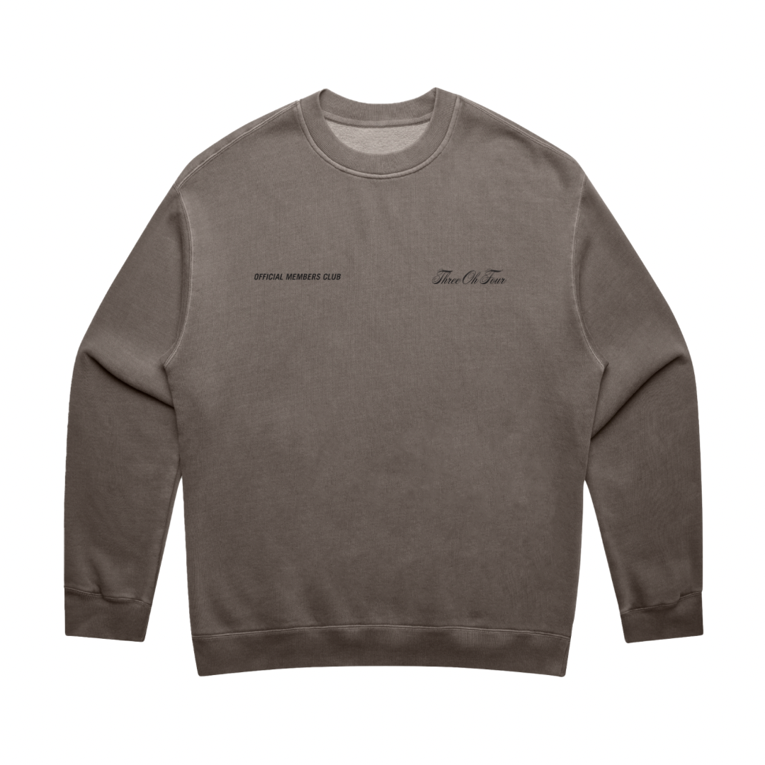 304 Mens Miami Sweater Faded Grey