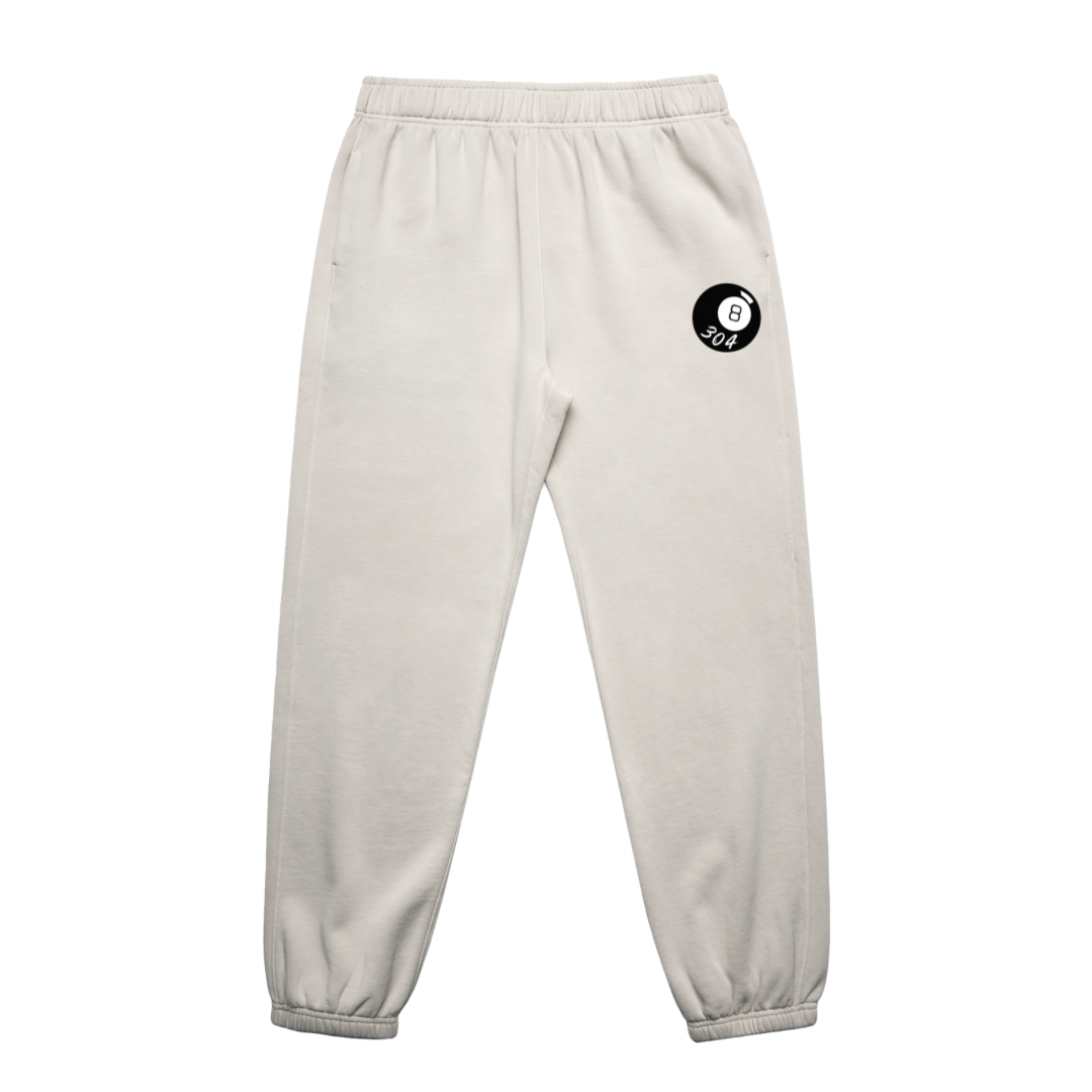 304 Womens 8 Ball Joggers Faded Bone