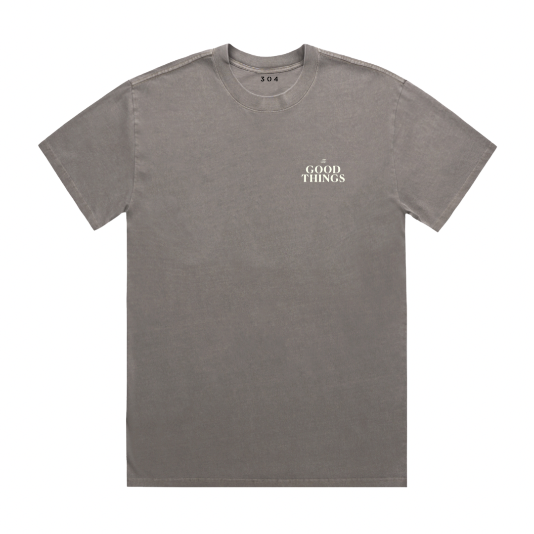 304 Womens Good Things T-Shirt Faded Grey