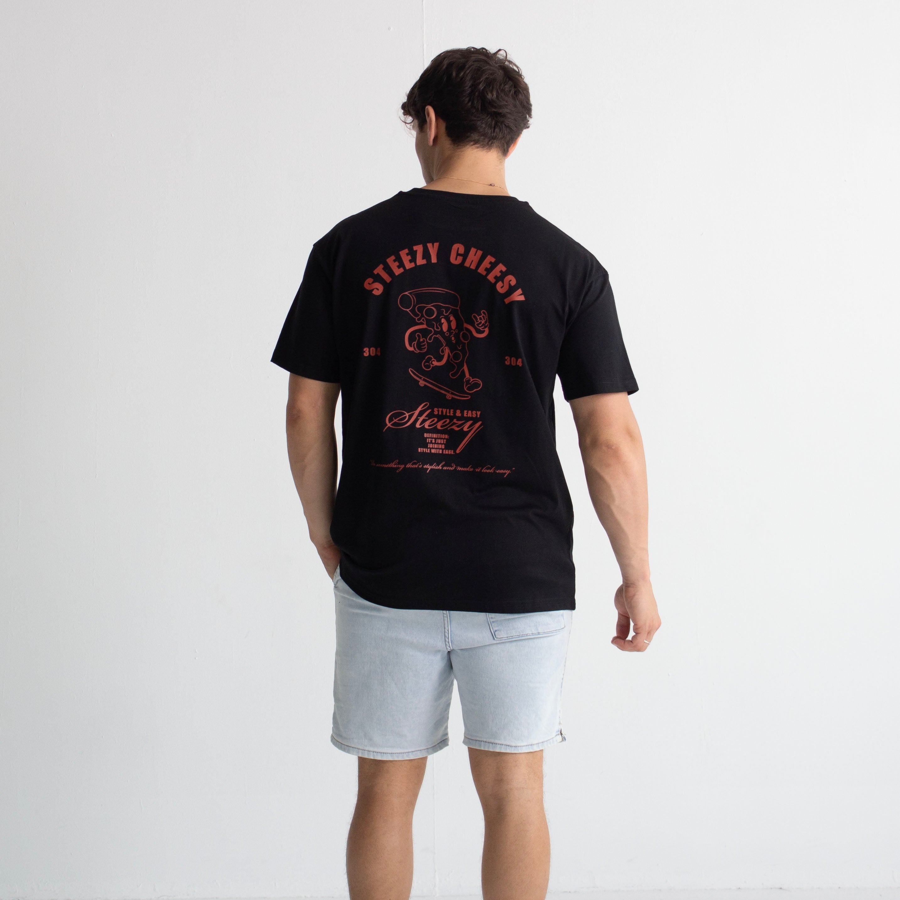 304 Mens Steezy T-Shirt Black