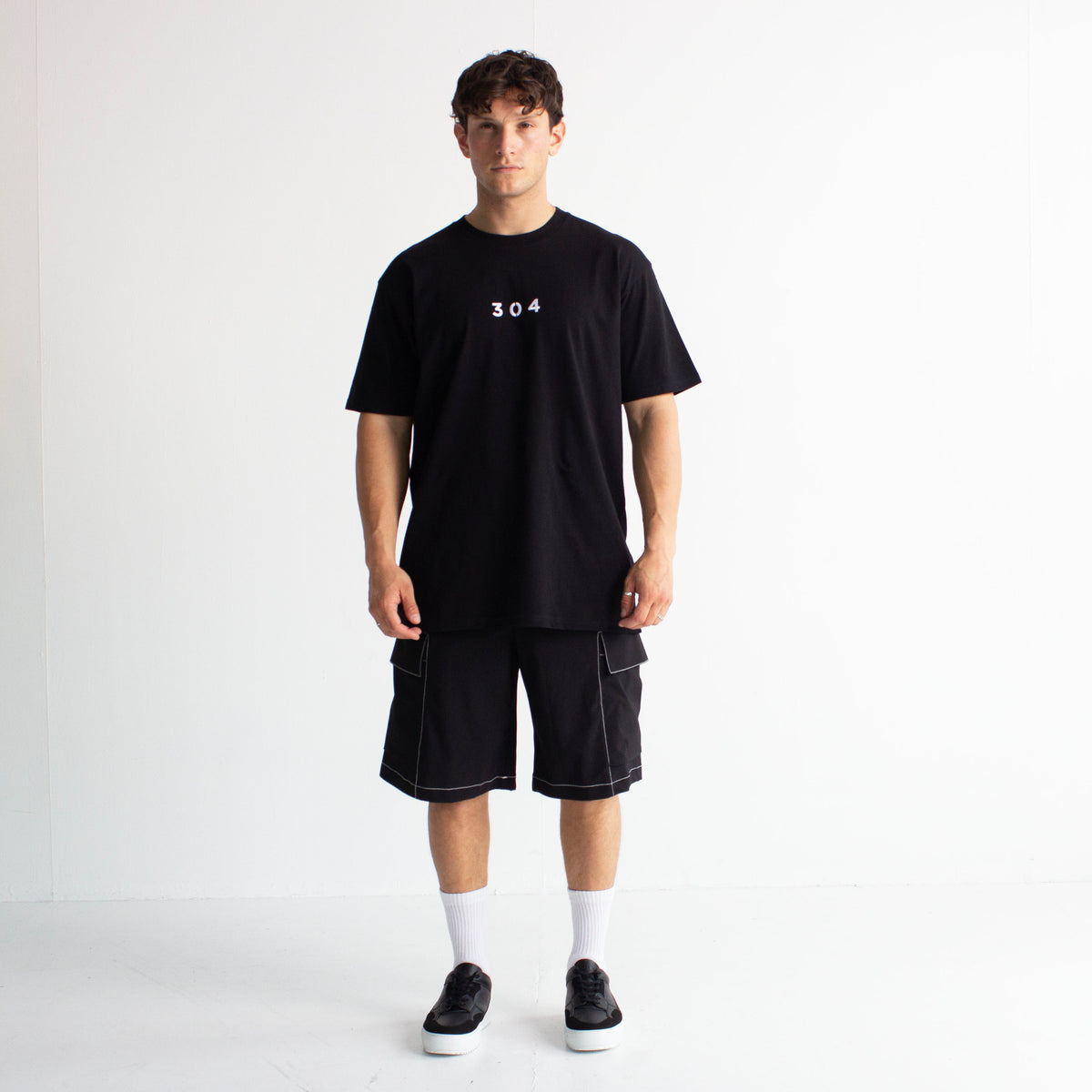 304 Clothing | 304 Mens Enzo Core T-shirt Black | 304 Mens
