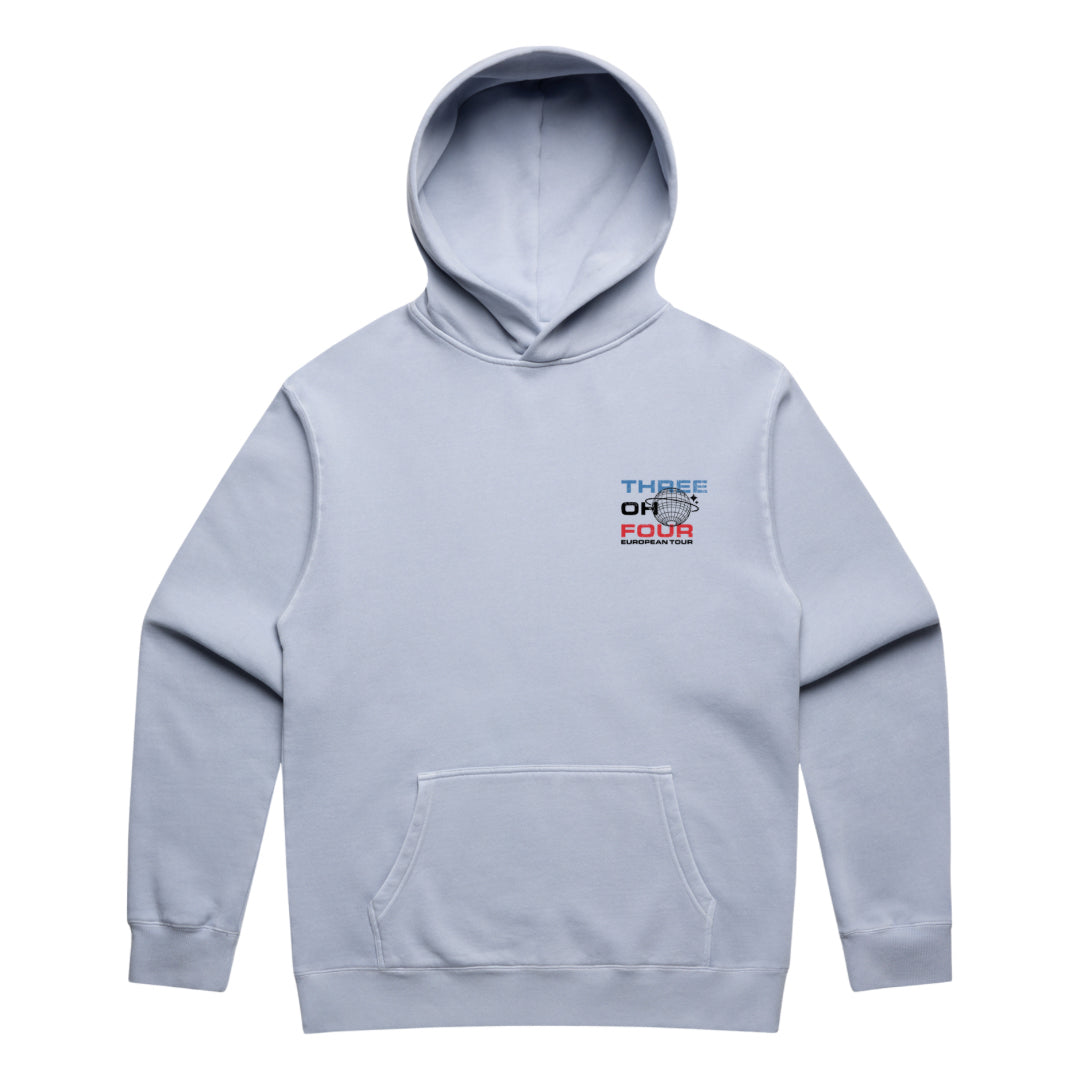 304 European Tour Hoodie Faded Powder