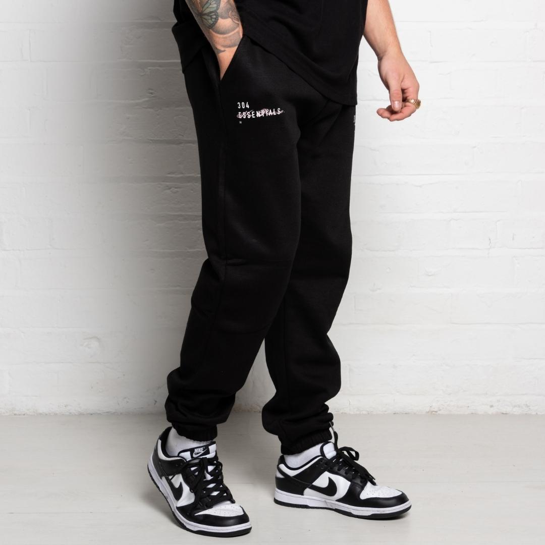 304 Mens Essential Member Jogger Black