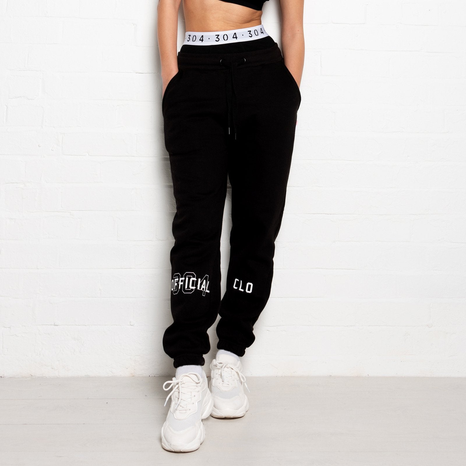304 Womens Official Joggers Black