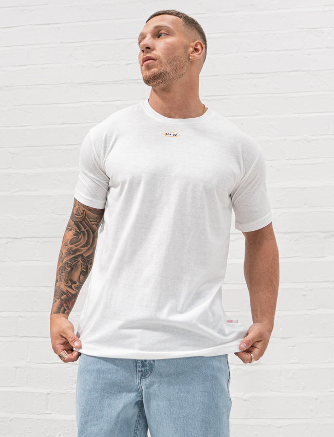 304 Clothing | Face Palm T-shirt | White