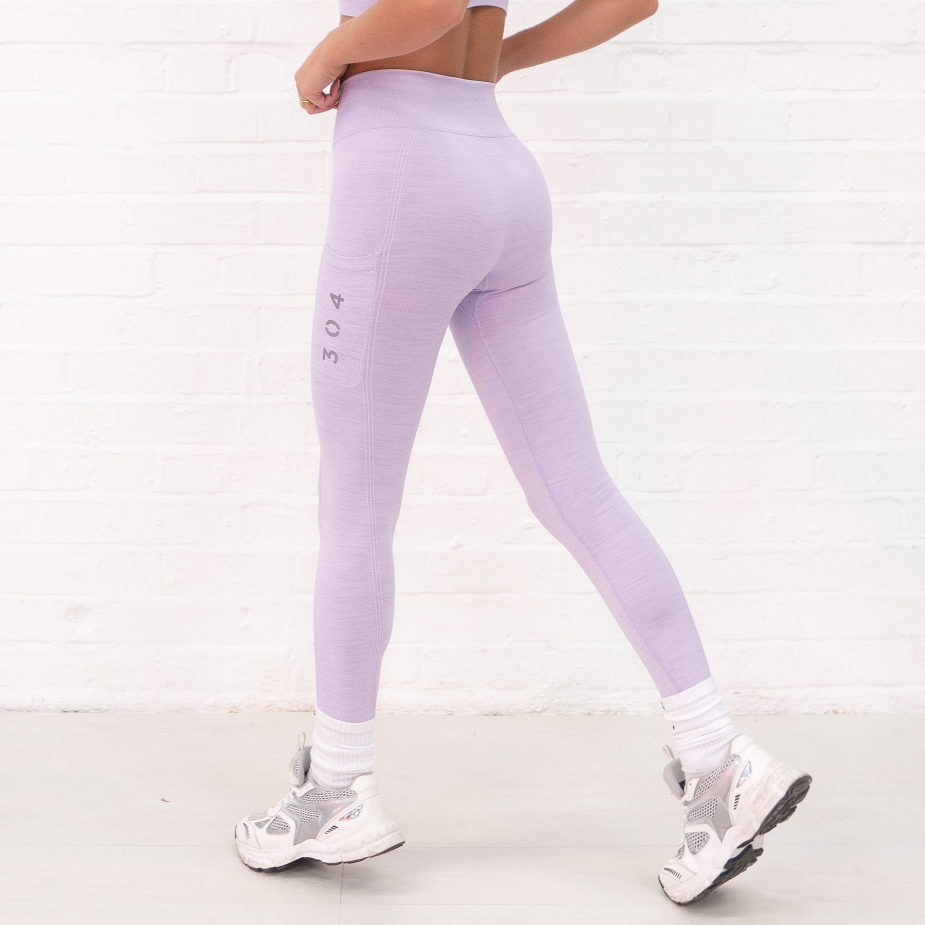 304 Recycled Seamless Active Leggings Lilac